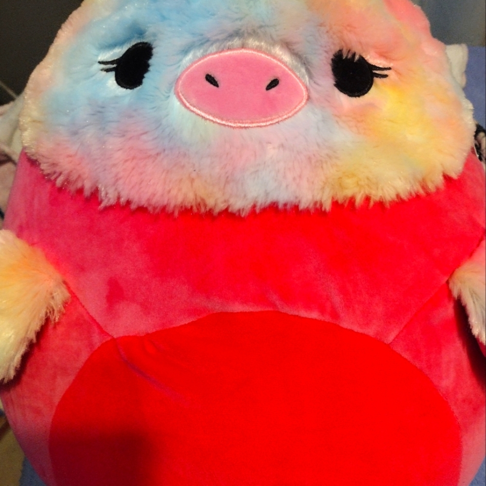 Squishmellow 14" Abilene TheBird BabyChickPink Multi Colored  NWT Buy Now EASTER